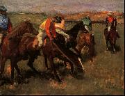 Edgar Degas Before the Race china oil painting reproduction